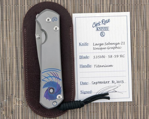 3810 Chris Reeve Large Sebenza 21 Unique Graphics-2 фото 3 3810 Chris Reeve Large Sebenza 21 Unique Graphics-2 фото 3