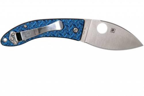 Складной нож Spyderco Lil' Lum Blue Nishijin - 205GFBLP фото 12 Складной нож Spyderco Lil' Lum Blue Nishijin - 205GFBLP фото 12