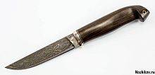 Военный нож  Нож финка из мозаичного дамаска №4