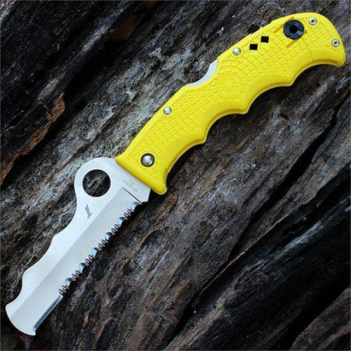 Складной нож Spyderco Rescue Assist™ Salt Yellow - 79PSYL фото 17