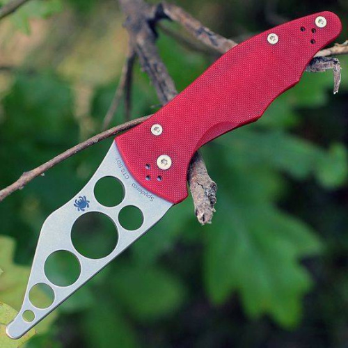 Складной нож Spyderco Yojimbo 2 Red Trainer - 85TR2 фото 2